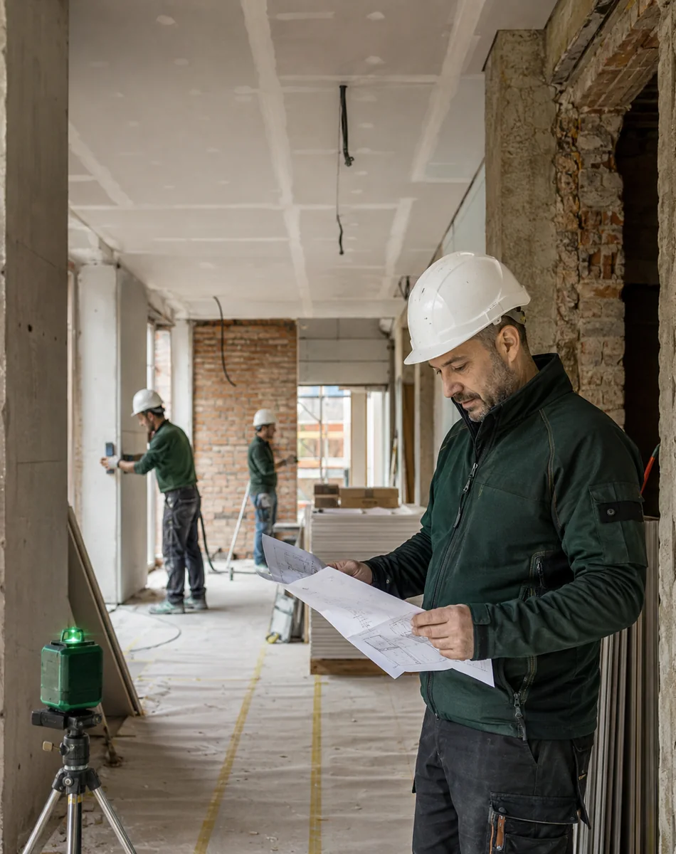 Responsabile operativo durante il coordinamento di una ristrutturazione