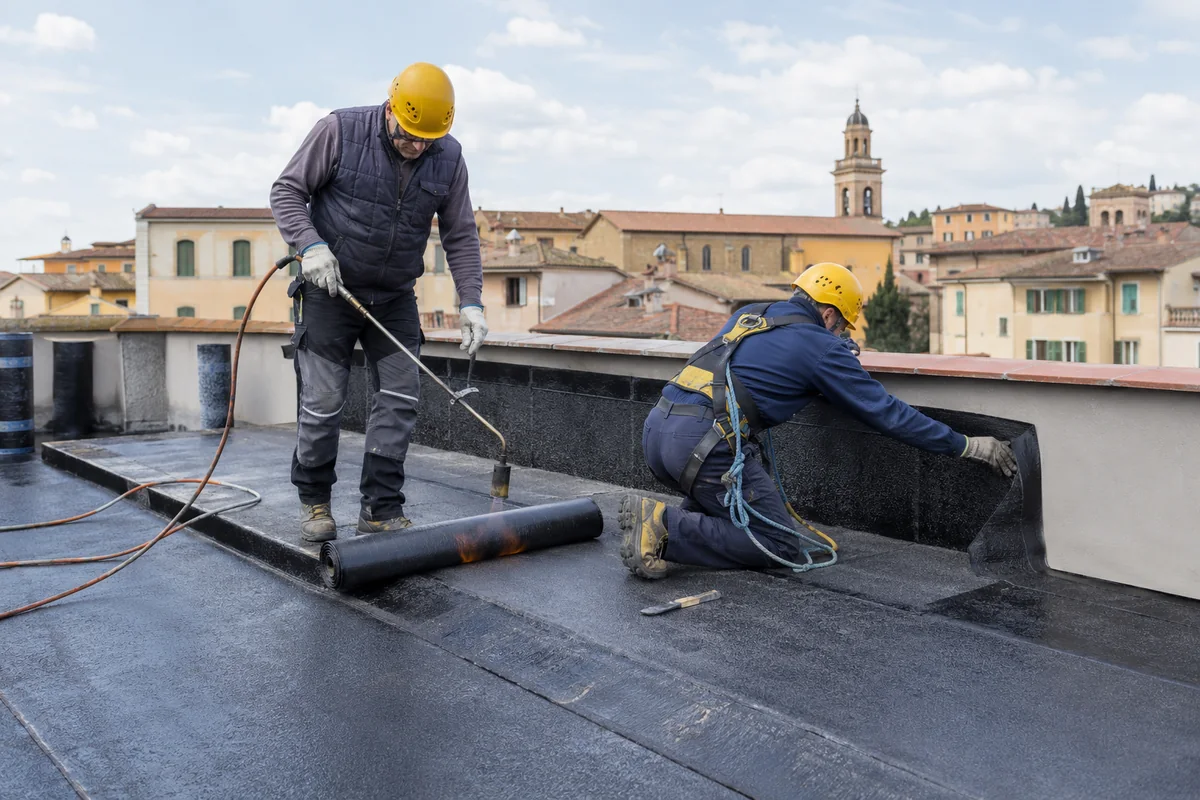 Impermeabilizzazione di una copertura