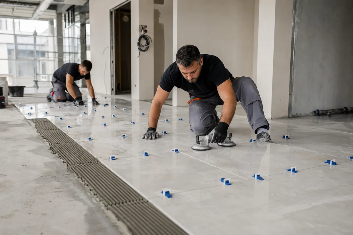 Posa professionale di pavimenti e rivestimenti